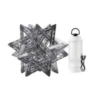 Camping Star Lights, lámpara de camping en estrellas, luces de camping impermeables, luces de camping Polar Star Lighting, equipo de iluminación ambiental Camp, decoración de mesa de PP para la fiesta