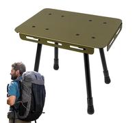 Camping Stool, Multifunctional Camping Chair 21.5x3.4x30.5cm, Compact Seating Chair for Gardening, Beach, Hiking, Outdoor Barbecue Table, Lightweight and Portable
