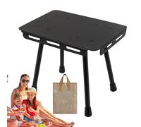 Camping Stool, Multifunctional Camping Chair 21.5x3.4x30.5cm, Compact Seating Chair for Gardening, Beach, Hiking, Outdoor Barbecue Table, Lightweight and Portable