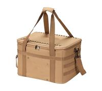 Camping Storage Bag, 36L Outdoor Soft Cooler Container, Insulated Large Capacity Organizer, Ideal for Travel, Picnic, Beach and Camping, 14.96x14.57x9.84 Inches