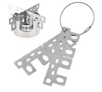 Camping Stove Bracket, Camp Kitchen Stove Support,La estufa de alcohol significa cocina de camping | Colegas de amigas Soporte ligero para olla de cocina de cocina para picnic, senderismo