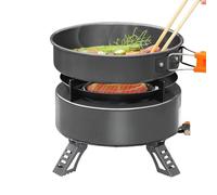 Camping Stove Burner, Portable Folding Camp Stove With Adjustable Burners, Stoves Portable Camping Stoves Burner For Outdoor Activities Hiking Backpacking Fishing Traveling Trekking Men Women Boys