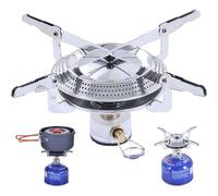 Camping STOve Gas Portable Mini Pocket One Piece Gas Cooker Camping Cocina Plegado Plegado STOve de para campamento Para un picnic al aire libre BBQ Supplies