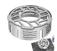 Camping Stove Windscreen, Outdoor Stainless Steel Windshield Ring, Stable Stove Wind Screen for Picnic Cooker, Camping, Hiking, Backpacking & Outdoor Cooking