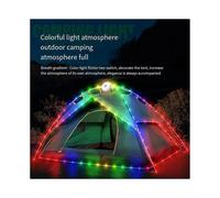 Camping String Lights, LED Light String,2 in 1 Design 2000mAh Rechargeable 10m Outdoor Waterproof Tent Lantern