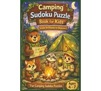 Camping Sudoku Puzzle Book for Kids: Simple 4×4 Puzzles for Beginners