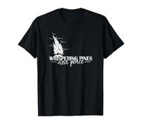 Camping susurrando pinos y paz Camiseta