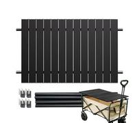 Camping Table Top Adjunto, mesa de camping CALLOGE,Tarjeta de carro de jardín de metal - Suministros de picnic portátiles de 29,5x21,6 pulgadas, accesorios de campamento de playa resistentes para