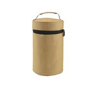 Camping Tableware Bag, Folding Camp Bowl Organizer, Tableware Storage Bag, Handle for Camping Tableware, Anti-Collision Plate Storage, Chopsticks Organizer Bag, Backpacking Tableware Carrier, Beige