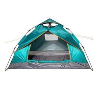 Camping Tent 3-4 Person,Windbreak Automatic Pop Up Anti-Protection Backpacking Tent for Hiking Camping Outdoor,Waterproof Double Family Beach Tent with Carrying Bag