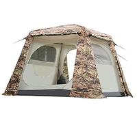 Camping Tent Outdoor 5-8 People Camouflage Holiday Tent Rainstorm Full Body Height Family Camping Tent Beach, Garden, Picnic