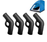 Camping Tent Pole Connectors - 0.75in Precise Curved Frame Support Adapter