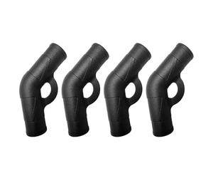 Camping Tent Pole Connectors Curved Frame Support Adapter 130 Degree Elbow