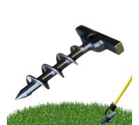 Camping Tent Stakes - Aluminum, Aluminum Ground Stakes, Heavy Duty Stake | Garden Screw Pins For Landscape, Camping, Backpacking, Canopy, Greenhouse, Beach, Sand, Playground Signs, Tent Securing