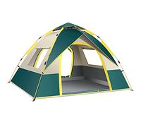 Camping Tents, 3-4 Person Pop Up Automatic Instant Tent for Family, Lightweight Dome Tent with 2 Door and 2 Window for 4 Season