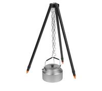 Camping Tripod, Campfire Cooking Tripod, Outdoor Camping Tripod, Camping Cooking Hanger, Cooking Campfire Tripod for Family Outings, Heavy Duty Tripod Rack for Camping, Friends Parties and Picnics