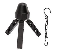 Camping Tripod Tent Support Pole, Aluminum Alloy A Shaped Tent Support, Stable Triangular Structure with Adjustable Bolt for Pyramid Tents, Smooth Rounded Top Design for Outdoor Ca