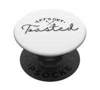 Camping Vamos a Obtener Calor Tostado Junto a un Fuego PopSockets PopGrip Adhesivo