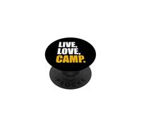 Camping - Vivir, Amar, Acampar PopSockets PopGrip Adhesivo
