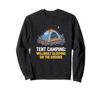 Camping voluntariamente durmiendo en el Suelo Tienda Camper Sudadera