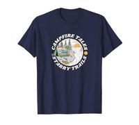Camping,Wanderlust,Naturaleza salvaje, Cuentos de fogata,Senderos estrellados Camiseta