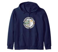 Camping,Wanderlust,Naturaleza salvaje, Cuentos de fogata,Senderos estrellados Sudadera con Capucha