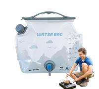 Camping Water Bag, Foldable Storage Container, 8L Leakproof Carrier for Home, Garden, Vehicle, Hiking, Travel, Outdoors, Preppers, Fire Prevention, Urgencies Use