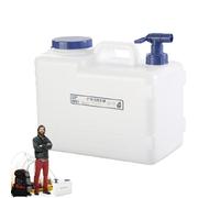 Camping Water Jug - Storage Container Water Tank with Spigot, Water Storage Carrier | 10L/15L Large Capacity, Leak-Proof Water Storage Tanks with Handle for Outdoor Activities, Camping