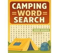 CAMPING WORD SEARCH 2025: "Enjoy 2,000 camping-themed words in fun, brain-teasing word searches for all ages."