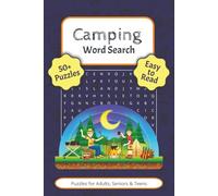 Camping Word Search: Easy to Read Word Search about, Camping, Nature and so much more | 6X10 inches | 50+ puzzles | Perfect for you or as a gift for a loved one