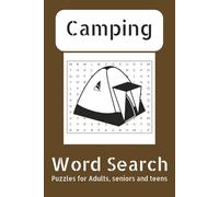 Camping Word Search for Adults: A Hilarious and Relaxing Puzzle Book for Seniors and Grown-Ups | Big Print Word Searches for Stress Relief, Anxiety, and Outdoor Fun