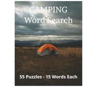 Camping Word Search: Outdoor Word Search Puzzle Book for Adults with Camping, Nature, and Adventure Themes