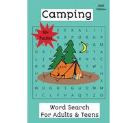 Camping Word Search: Outdoors Camping Themed Puzzle with Easy/Medium to Read about Outdoors, Nature, Tents and more| Puzzle gets harder as goes along ... Gifts for free times, holidays or gifts