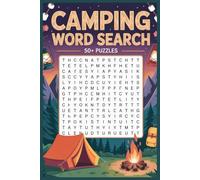 Camping Word Search Puzzle Book: 55 Relaxing Outdoor-Themed Puzzles in Large Print for Adults & Kids | Gift for Vacations, Holidays, and Free Time