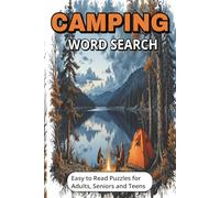 Camping Word Search Puzzle Book: Easy Word Search Puzzles for Camping, Cabins, and RV Adventures