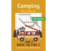 Camping Word Search Puzzle Book: Fun Word Search Puzzles with Large Print Featuring Camping, Wild Life, Nature and More | 6x9 Inch Book, 110 Pages | ... for Vacations, Holidays, and Leisure Time