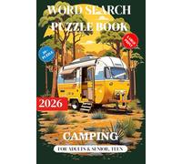 Camping Word Search Puzzle Book: Large Print | 6x9 inches, 113 pages | 50+ Puzzles