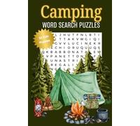 Camping Word Search Puzzle Book: Large Print Word Games Featuring Tents, Trails, Campfires, and More