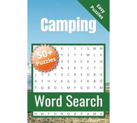 Camping Word Search Puzzle Book: Word Search puzzle for Camping | Botton Tile | 6x9 inches, 110 pages | 50+ Puzzles | Solutions Included