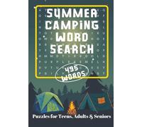 Camping Word Search Puzzle Book: Word Search with Easy to Read Print about Camping, Outdoor Adventure, Hiking and More | 6x9 inches, 110 pages | 50+ ... for Vacation, Holiday and Leisure Times