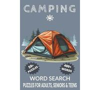 Camping Word Search Puzzle Book: Word Searches with Easy to Read Print about Camping, Adventure Travel, RV camping and More | 6x9 inches, 110 pages | ... Gift for Vacations, Holidays and Free Times.