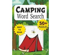 Camping Word Search Puzzle Book: Word Searches with Easy to Read Print about Camping, Backpacking, and Outdoor Recreation and More | 6x9 inches, 110 ... Gifts for Vacations, Holidays and Free Times