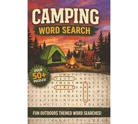 Camping Word Search Puzzle Book: Word Searches with Easy to Read Print about Camping, Campfires, and Tents and More | 6x9 inches, 110 Pages | 50+ ... for Vacations, Holiday Times, and Free Times