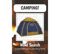 Camping Word Search Puzzle Book: Word Searches with Easy to Read Print about Camping, Hiking, Nature, and More | 6x9 inches, 110 pages | 50+ Puzzles ... Gift for Vacations, Holidays and Free Times