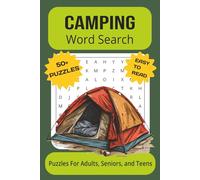 Camping Word Search Puzzle Book: Word Searches With Easy to Read Print About Camping, Hiking, Outdoor Adventures, and More | 6x9 Inches, 110 Pages | ... Gift for Vacations, Holidays and Free Time