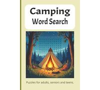 Camping Word Search Puzzle Book: Word Searches with Easy to Read Print about Camping, Hiking, RV Camping and more | 6x9 inches, 110 pages | 50+ Puzzles _ Gift for Vacation, Holidays and Free Times