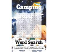 Camping Word Search Puzzle Book: Word Searches with Easy to Read Print about Camping, Hunting, Fishing More | 6x9 inches, 110 pages | 50+ Puzzles … Gift for Vacations, Holidays and Free Times