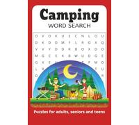 Camping Word Search Puzzle Book: Word Searches with Easy to Read Print about Camping, Nature Lovers, RV Campers and more | 6x9 inches, 110 pages | 50+ ... Gift for Vacations, Holidays and Free Time