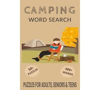 Camping Word Search Puzzle Book: Word Searches with Easy to Read Print about Camping, Outdoor Adventure, RV camping and More | 6x9 inches, 110 pages | ... Gift for Vacations, Holidays and Free Times.
