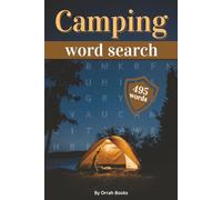 Camping Word Search Puzzle Book: Word Searches with Easy-to-Read Print about Camping, Road trip, Hiking, The Great Outdoors, and More | 6x9 inches, ... Gift for Vacations, Holidays, and Free Time